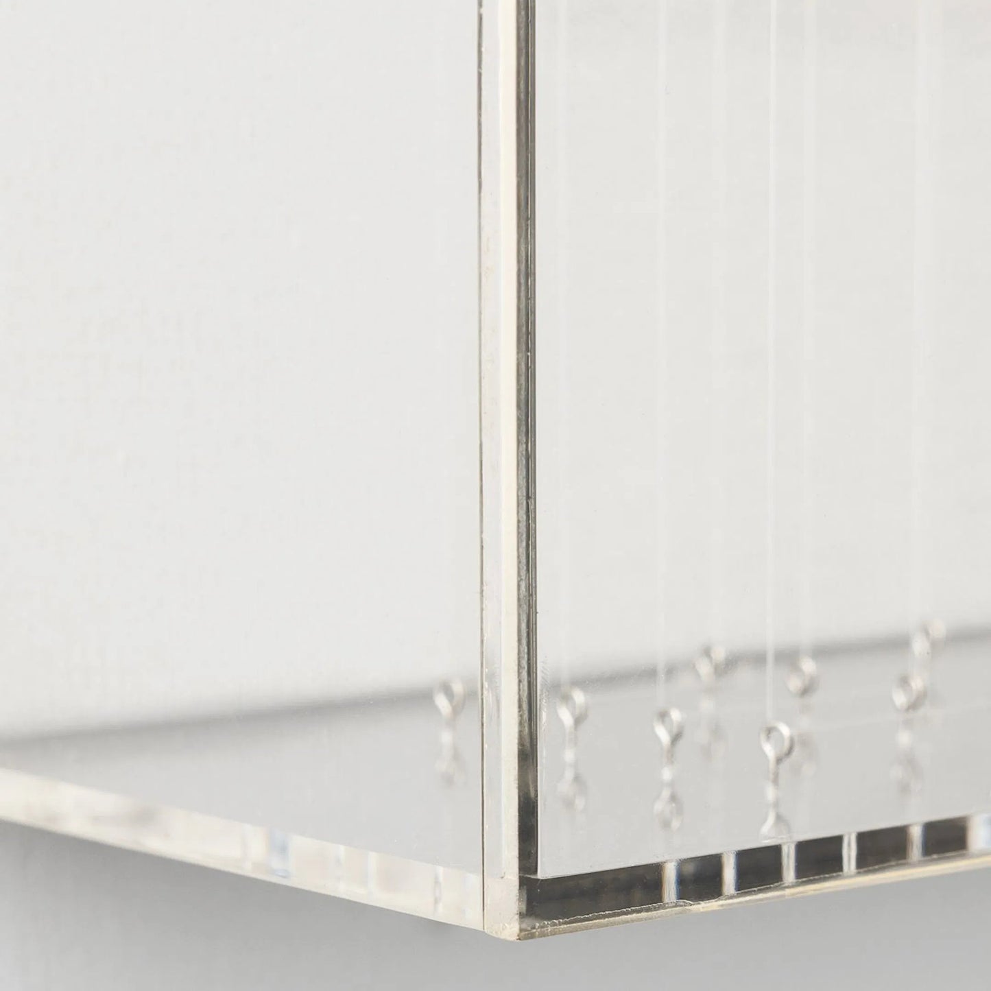 002 SI-2373225 | Closeup | Ethereal Wreath by John-Richard in white, off-white. Made from paper, linen, thread, acrylic in a transitional style.