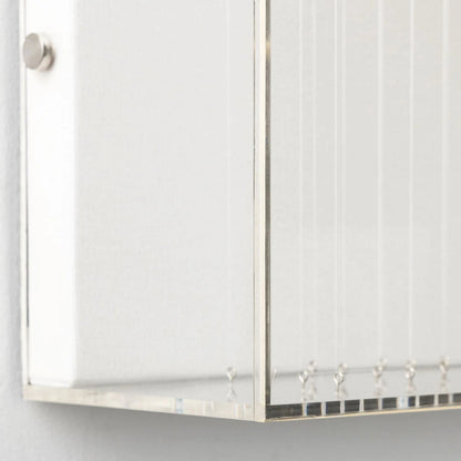 Ethereal Wreath by John-Richard in white, off-white. Made from paper, linen, thread, acrylic in a transitional style.