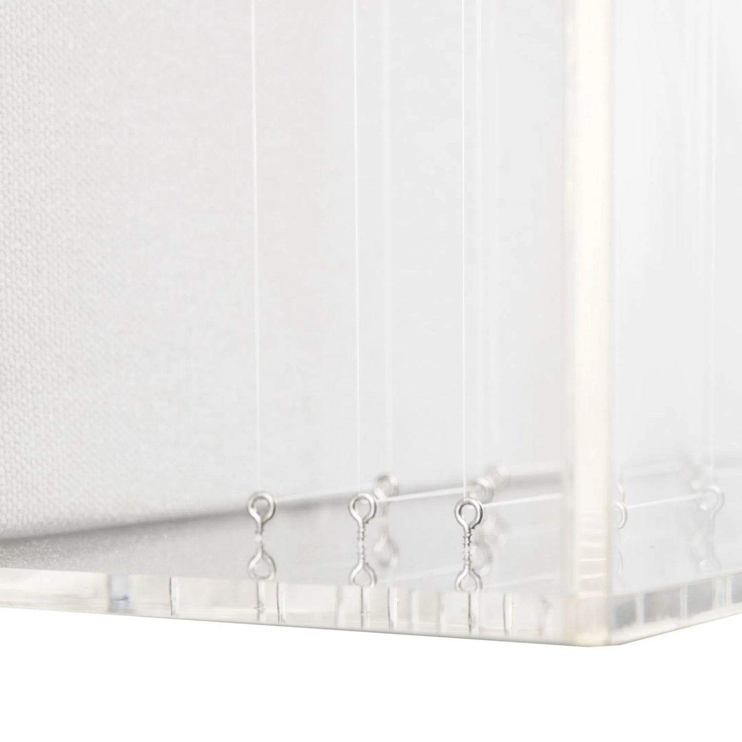 004 SI-2373225 | Closeup | Ethereal Wreath by John-Richard in white, off-white. Made from paper, linen, thread, acrylic in a transitional style.