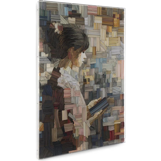 Tony Fey's Mosaic Memories by John-Richard in acrylic. Made from unique in a eclectic & global style.