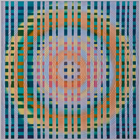 LM Zhou's Tinted Trace II by John-Richard in white. Made from unique in a unique style.