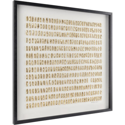 He Hongbing's Gilded Grid I by John-Richard. Made from unique in a unique style.