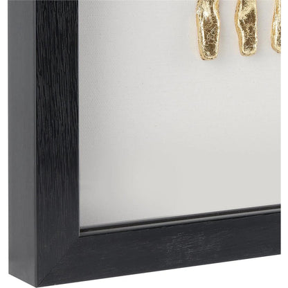 He Hongbing's Gilded Grid I by John-Richard. Made from unique in a unique style.