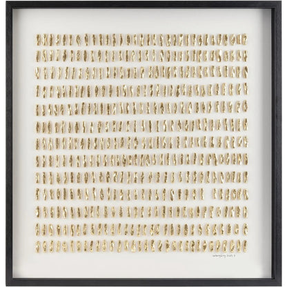 He Hongbing's Gilded Grid I by John-Richard. Made from unique in a unique style.