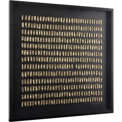 He Hongbing's Gilded Grid II by John-Richard. Made from unique in a unique style.