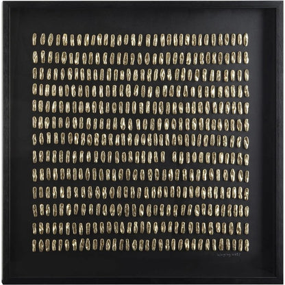 He Hongbing's Gilded Grid II by John-Richard. Made from unique in a unique style.