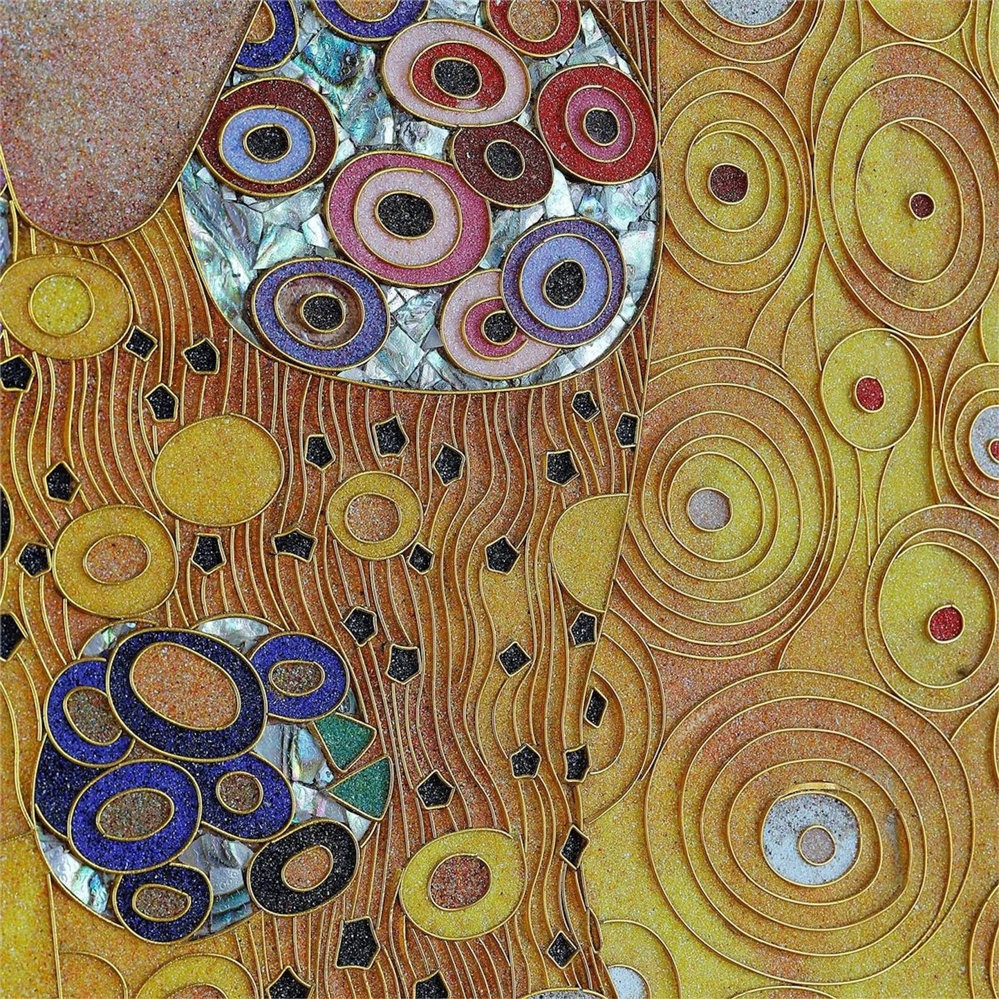 003 SI-2629333 | Unknown | Liu Mengzhou's Byzantine Lovers by John-Richard. Made from unique in a unique style.