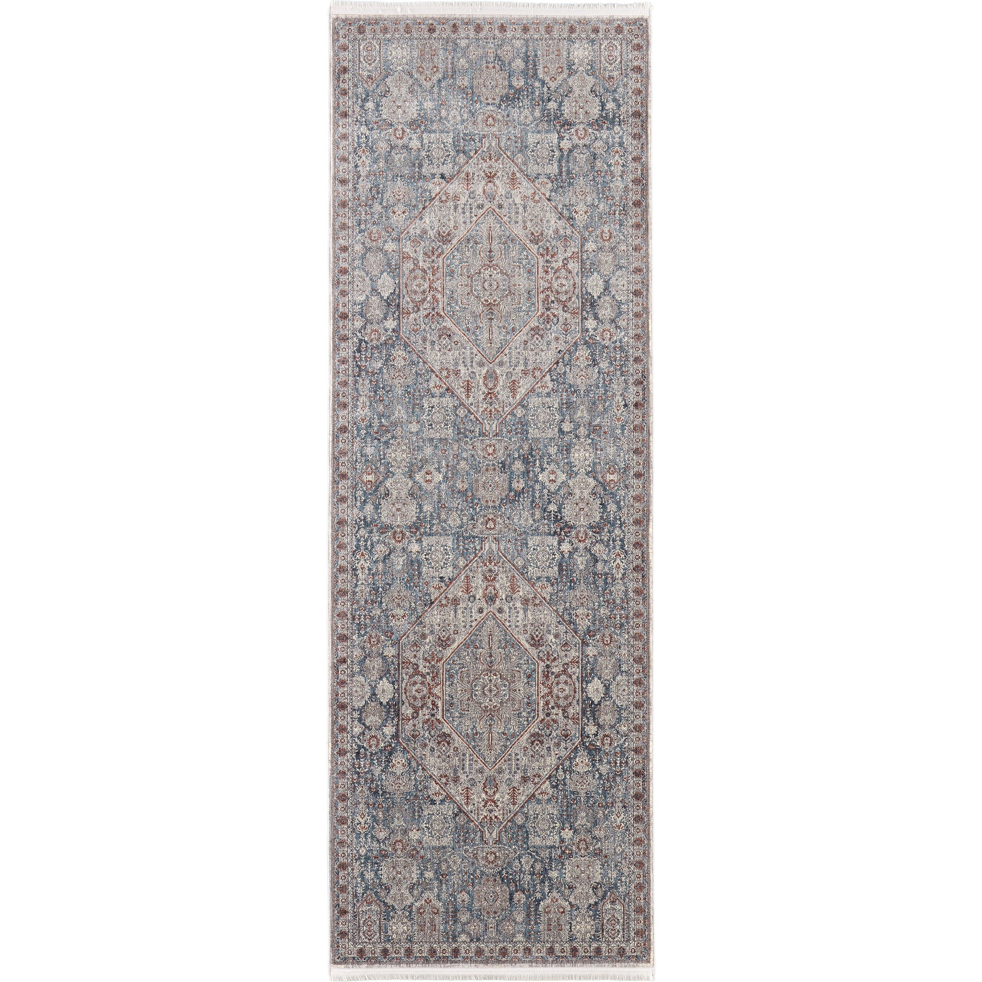 Marquette Transitional Rug - 39GUF by Feizy in blue, ivory. Made from unique in a unique style.