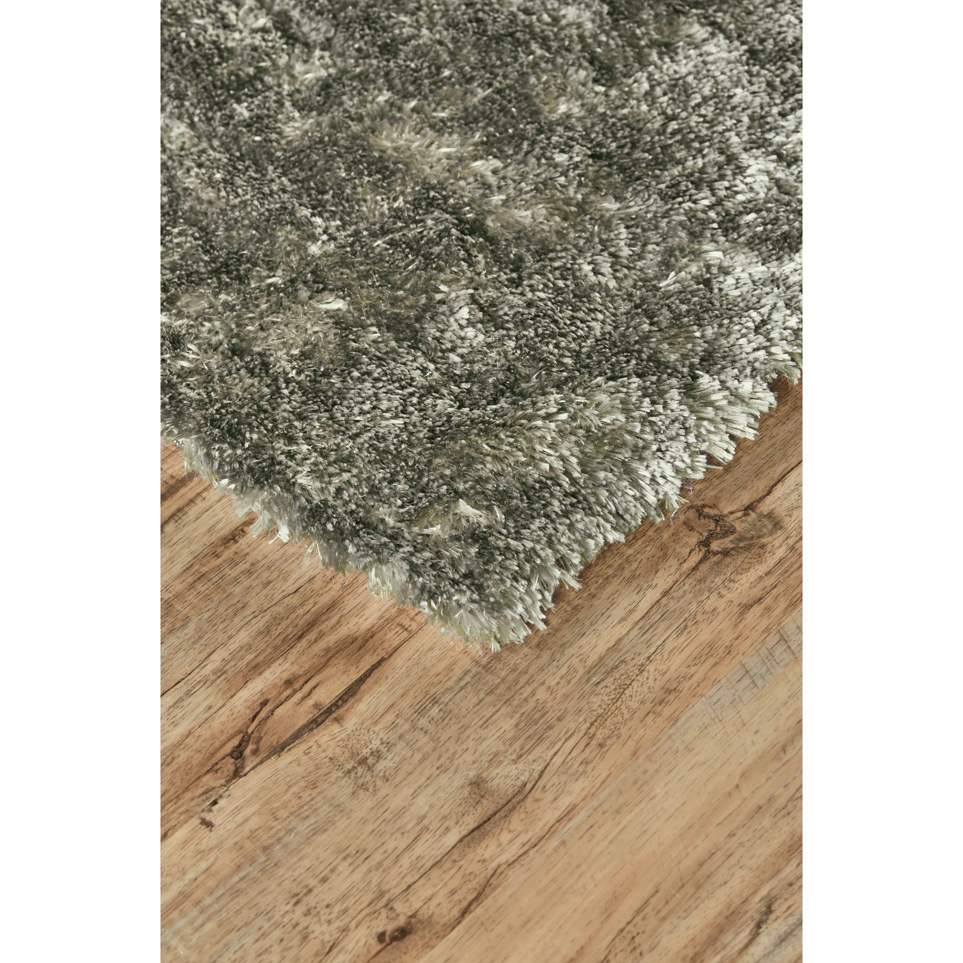Blunham Solid Rug - 4116F by Feizy in gold, green. Made from polyester, cotton in a unique style.