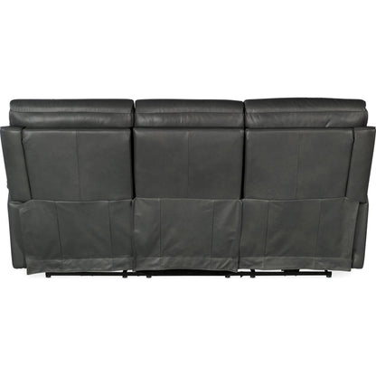 Lyra Zero Gravity Power Sofa by Hooker Furniture. Made from leather in a traditional style.