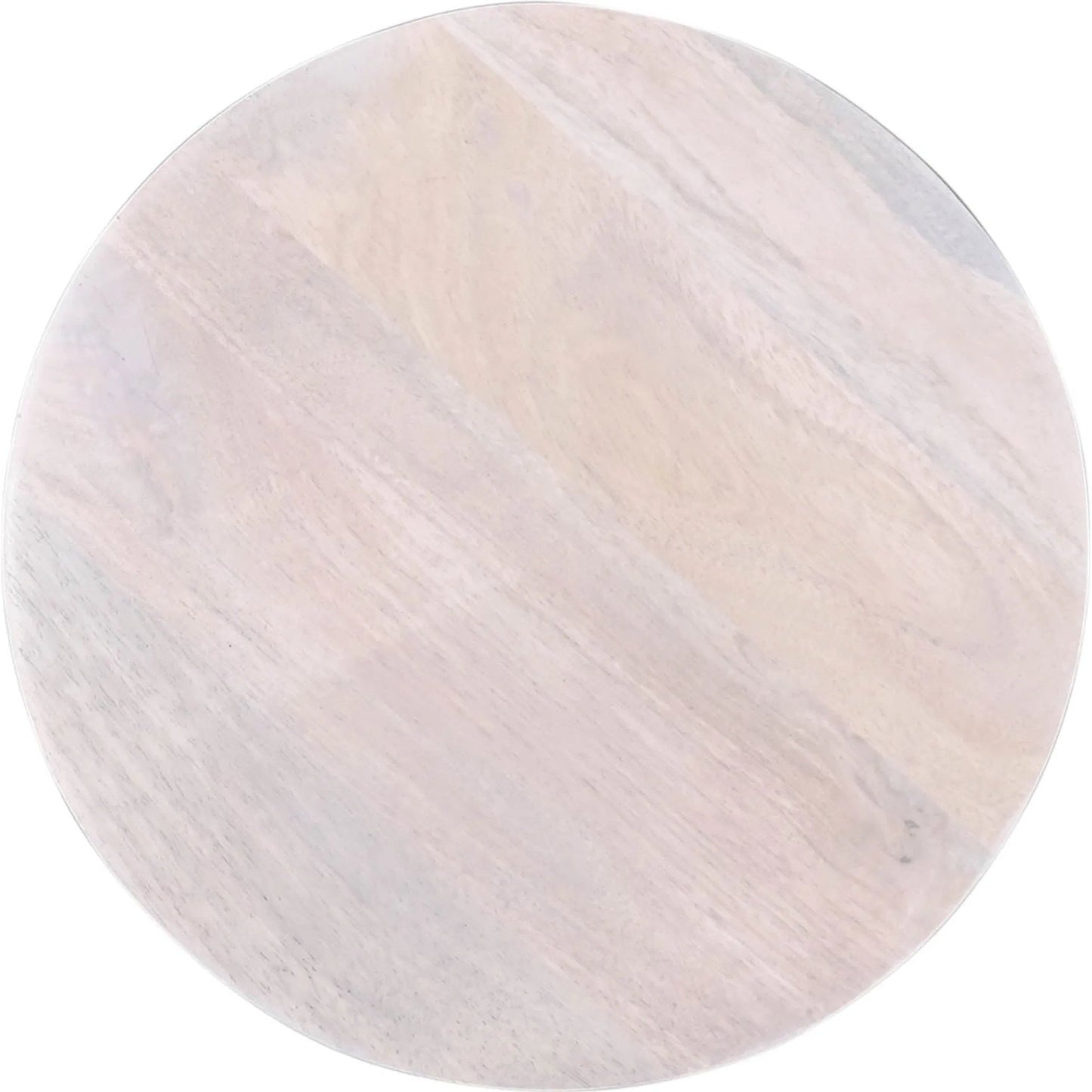 007 SI-2325096 | Additional Silo | Sasha Side Table by LH Imports in white and whitewash. Made from mango wood in a unique style.