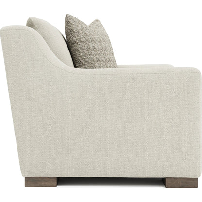 Gabi Boucle Fabric Chair by Bernhardt in cream. Made from fabric in a unique style.