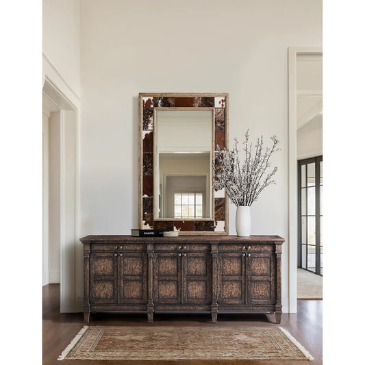Terravita Sideboard by Jonathan Charles in black caldera oak. Made from main oak in a unique style.