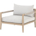 Sherwood Outdoor Chair, Washed Brown by Four Hands. Made from 100% olefin, solid fsc®-certified teak, 100% polypropylene in a coastal style.