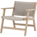 Delano Chair by Four Hands. Made from solid fsc®-certified teak, 100% polypropylene in a coastal style.