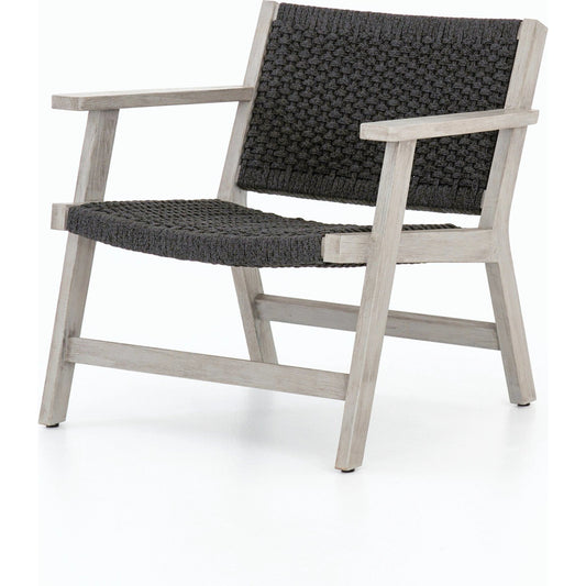 Delano Chair by Four Hands. Made from solid fsc®-certified teak, 100% polypropylene in a coastal style.