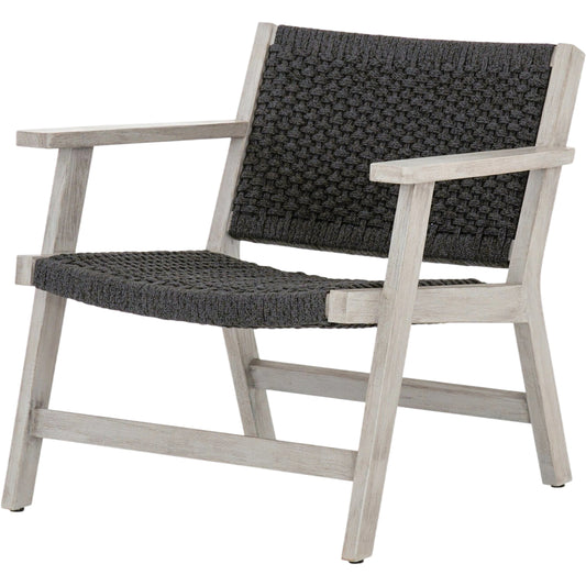 Delano Chair by Four Hands. Made from solid fsc®-certified teak, 100% polypropylene in a coastal style.