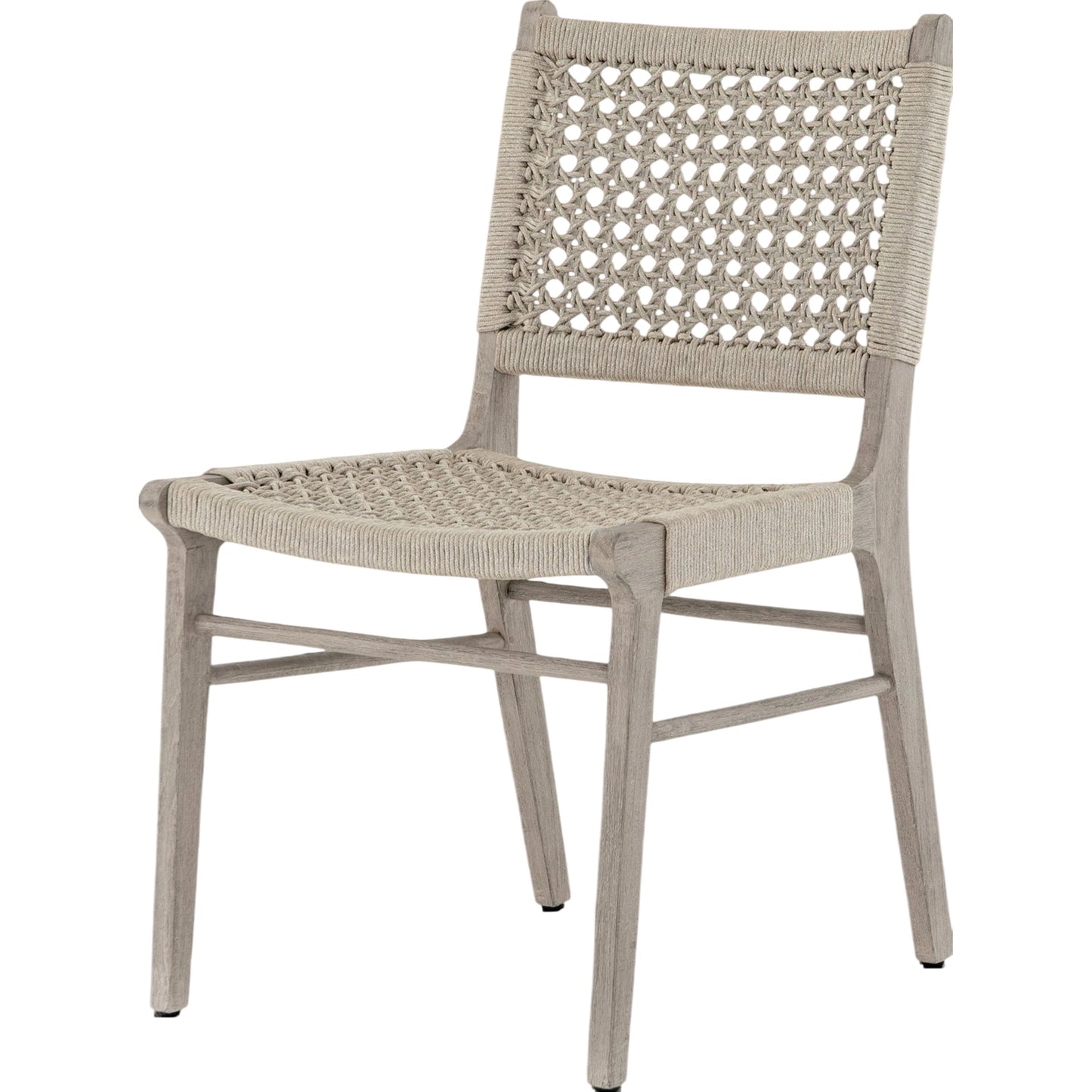 060 SR-809858,SR-809859 | Primary Silo | Delmar Outdoor Dining Chair by Four Hands. Made from solid fsc®-certified teak, 100% polypropylene in a cottage & farmhouse style.