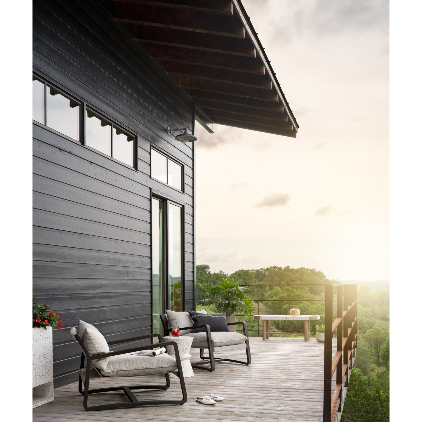 012 SI-1715850 | Lifestyle | Lane Outdoor Chair by Four Hands. Made from unique in a modern style.