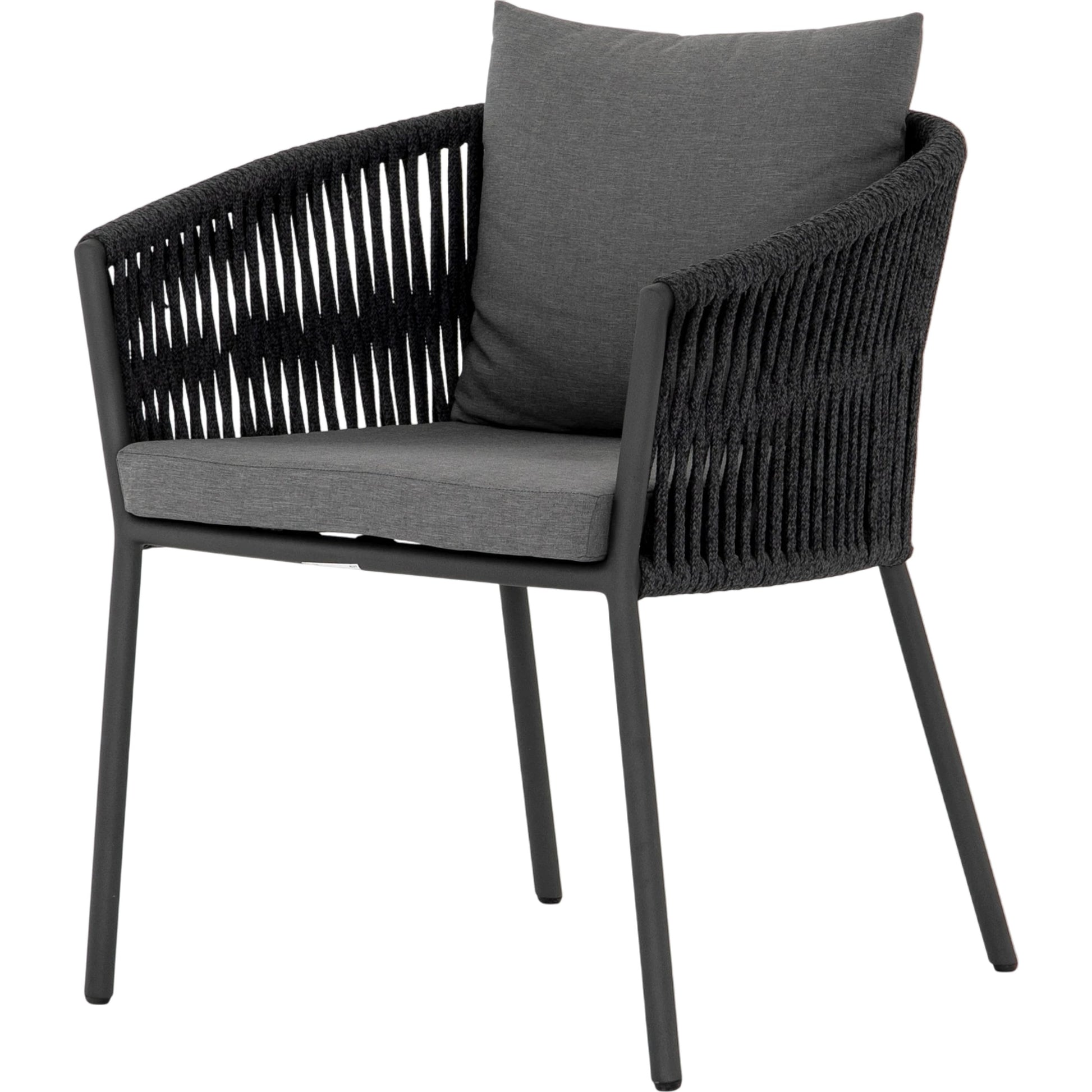 Porto Outdoor Dining Chair by Four Hands. Made from 100% olefin, aluminum, 100% polypropylene in a modern style.