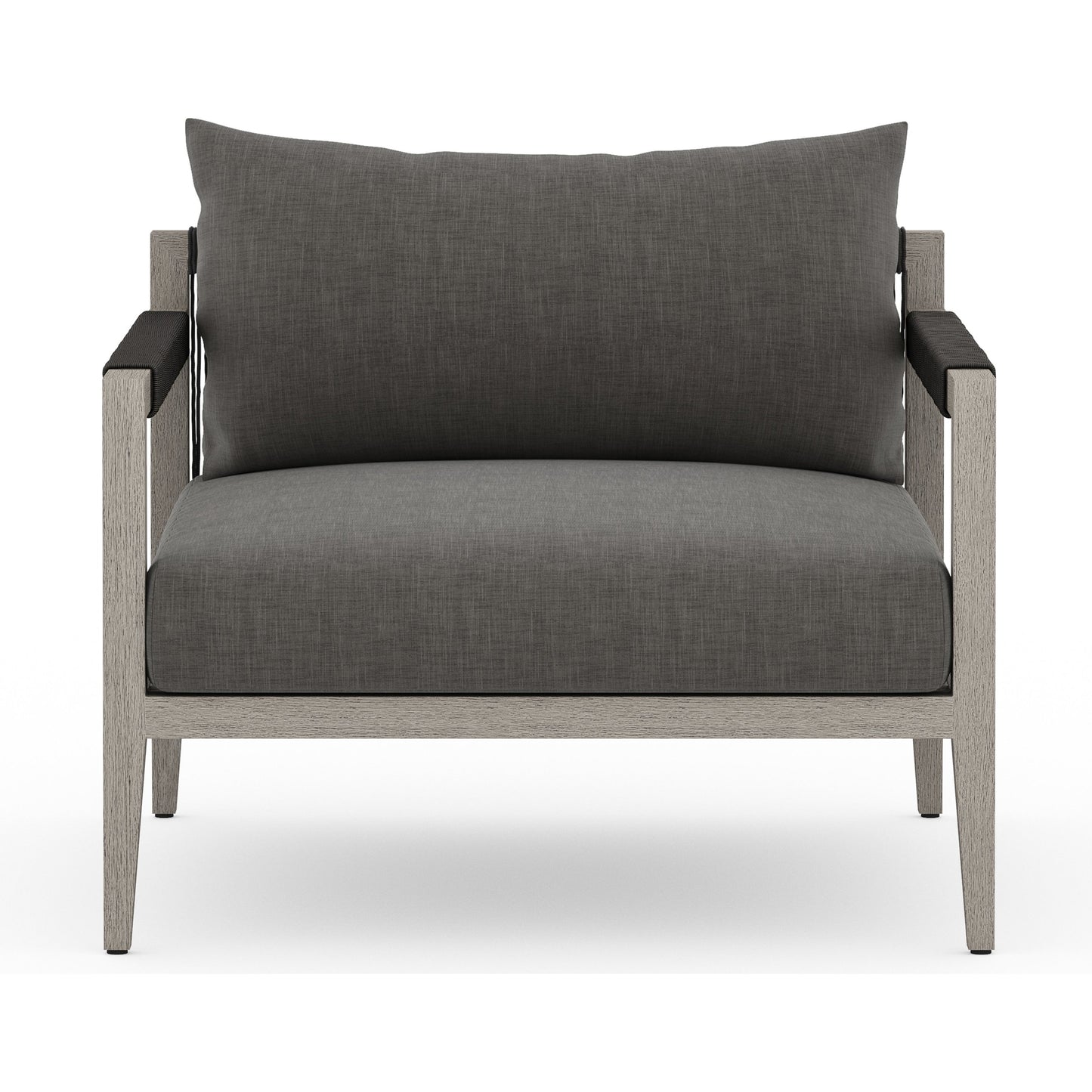 006 SR-712983 | Additional Silo | Sherwood Outdoor Chair, Weathered Grey by Four Hands. Made from 100% olefin, solid fsc®-certified teak, 100% polypropylene in a coastal style.