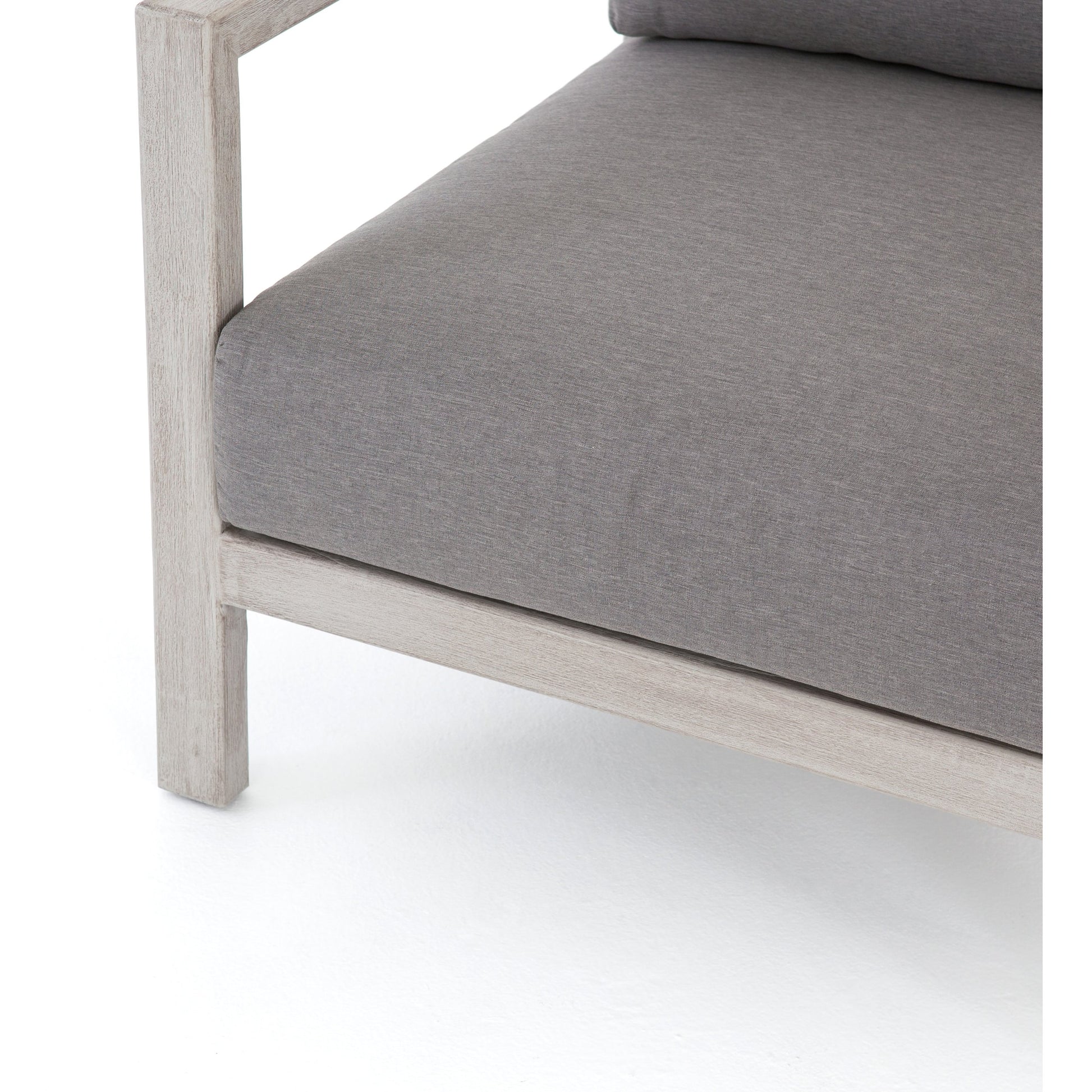 Sonoma Outdoor Chair by Four Hands. Made from 100% olefin, aluminum, 100% polypropylene in a coastal style.