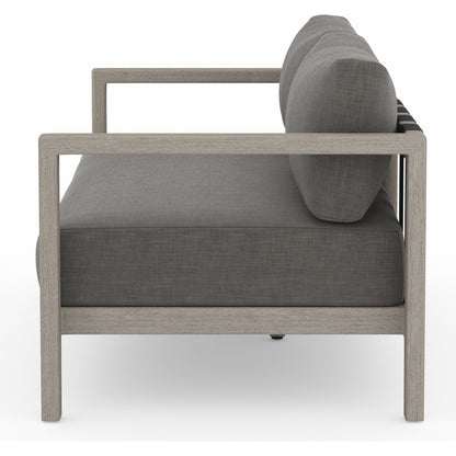 Sonoma Outdoor Sofa by Four Hands. Made from unique in a coastal style.