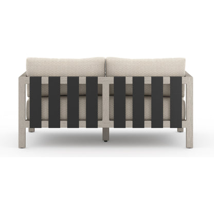 Sonoma Outdoor Sofa by Four Hands. Made from unique in a coastal style.
