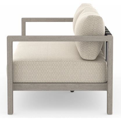 Sonoma Outdoor Sofa by Four Hands. Made from unique in a coastal style.