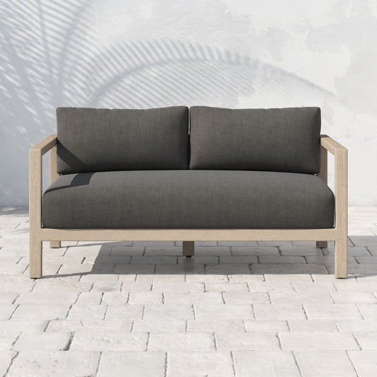 Sonoma Outdoor Sofa by Four Hands. Made from unique in a coastal style.