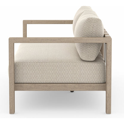 Sonoma Outdoor Sofa by Four Hands. Made from unique in a coastal style.