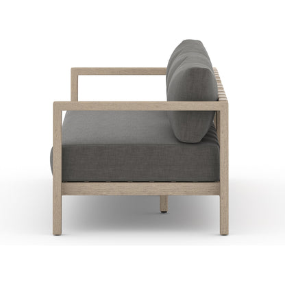 Sonoma Outdoor Sofa by Four Hands. Made from unique in a coastal style.