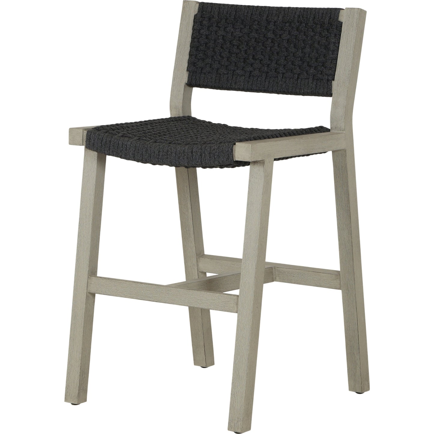 013 SI-1715032 | Primary Silo | Delano Outdoor Counter Stool by Four Hands. Made from solid fsc®-certified teak, 100% polypropylene in a coastal style.