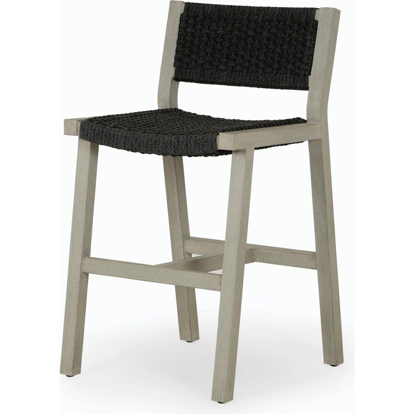 080 SI-1715032 | Primary Silo | Delano Outdoor Counter Stool by Four Hands. Made from solid fsc®-certified teak, 100% polypropylene in a coastal style.