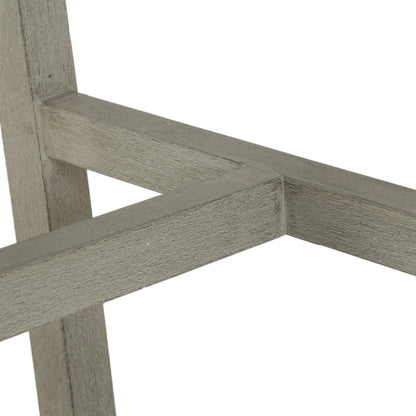 Delano Outdoor Counter Stool by Four Hands. Made from solid fsc®-certified teak, 100% polypropylene in a coastal style.