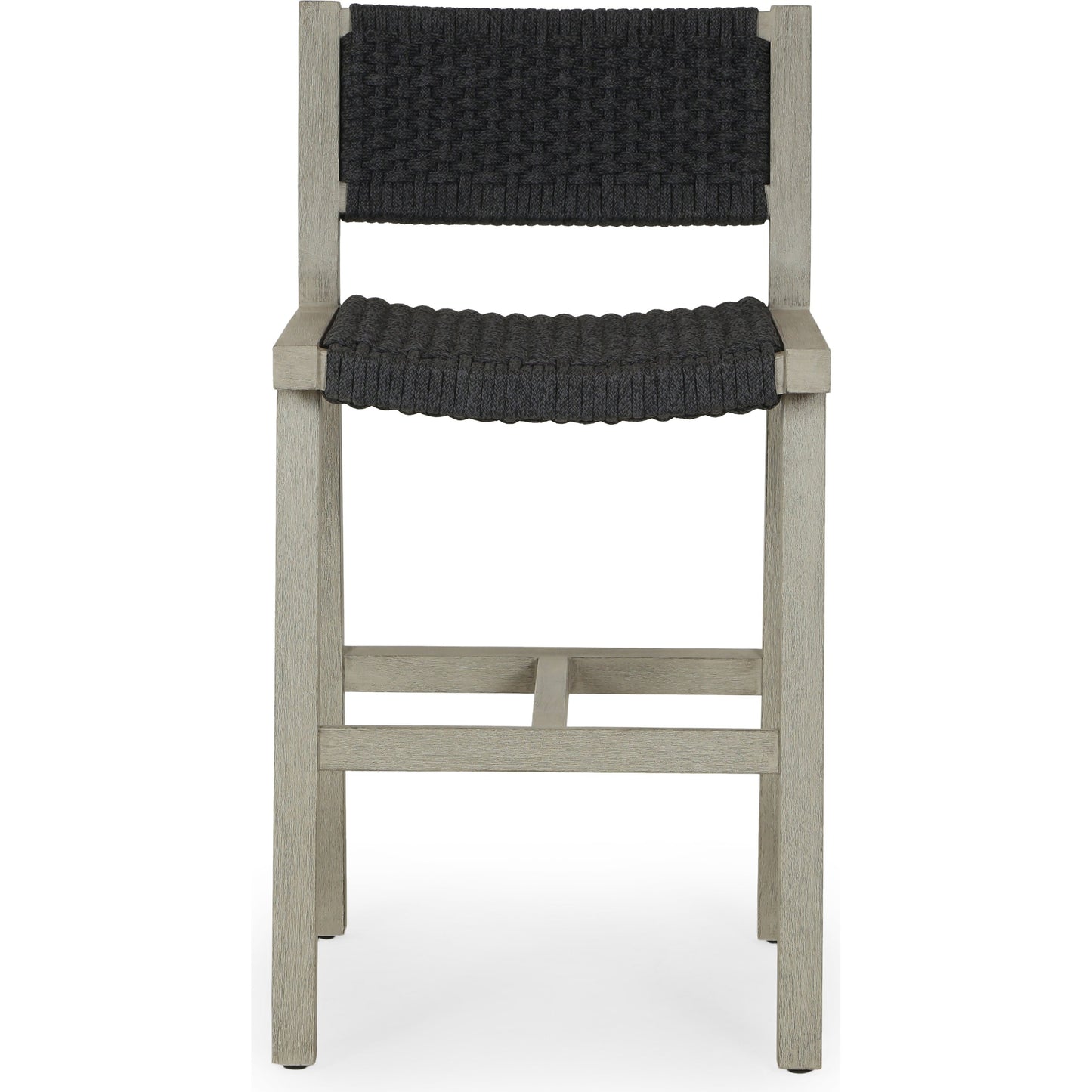 023 SI-1715032 | Additional Silo | Delano Outdoor Counter Stool by Four Hands. Made from solid fsc®-certified teak, 100% polypropylene in a coastal style.
