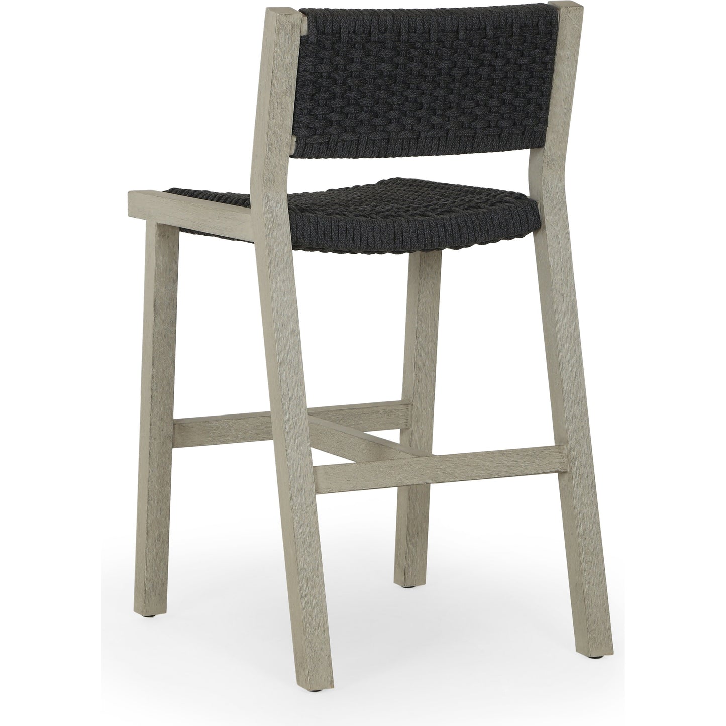 017 SI-1715032 | Additional Silo | Delano Outdoor Counter Stool by Four Hands. Made from solid fsc®-certified teak, 100% polypropylene in a coastal style.