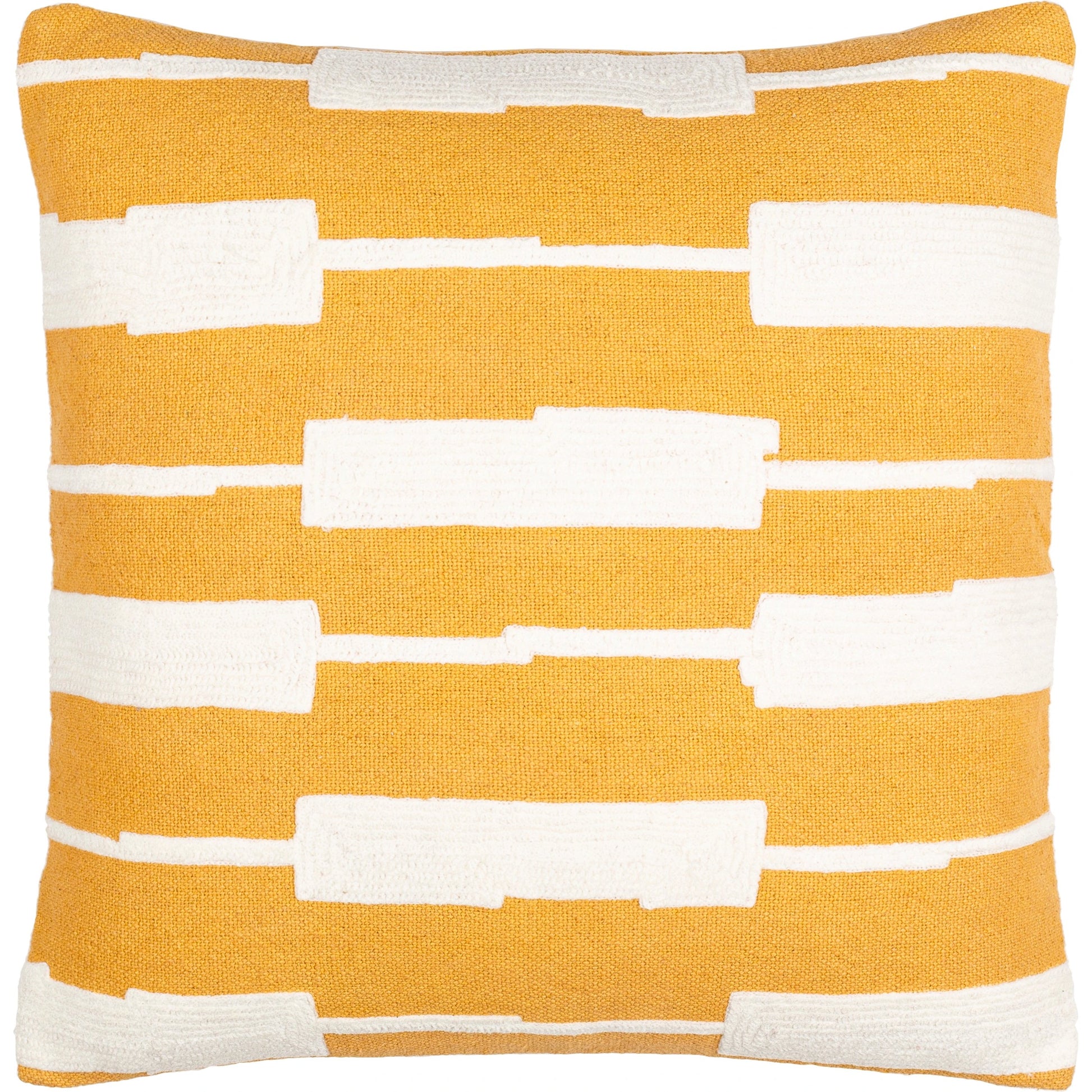 Jason Wu - 32146 by Surya in saffron, cream. Made from front: 100% cotton, back: 100% cotton in a modern style.