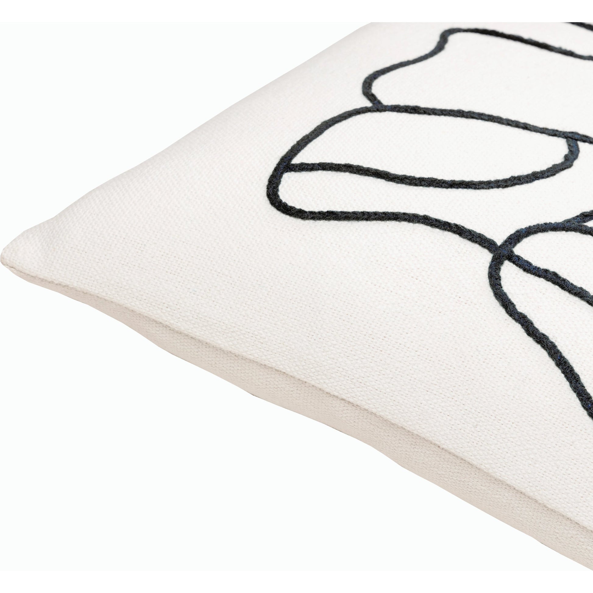 Jason Wu - 32150 by Surya in white, black. Made from front: 100% cotton, back: 100% cotton in a modern style.