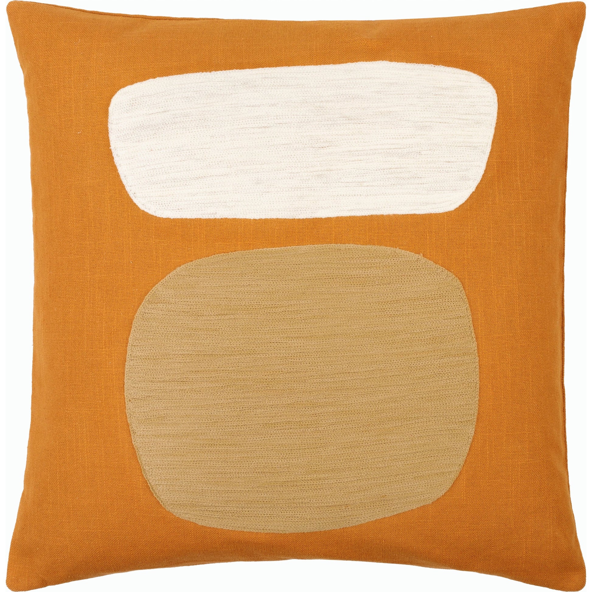 Jason Wu Accent Pillow - 537136 by Surya in camel, brown, off-white. Made from cotton in a modern style.