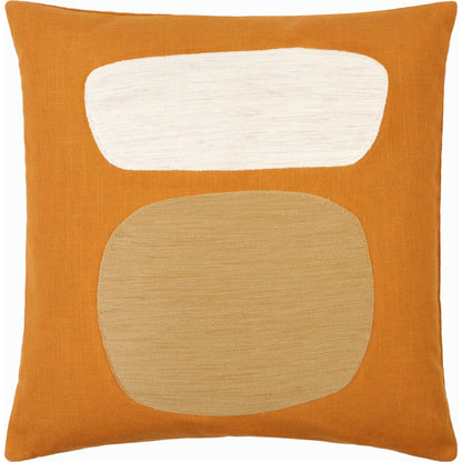 Jason Wu Accent Pillow - 537136 by Surya in camel, brown, off-white. Made from cotton in a modern style.