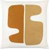 Off-White, Copper, Camel, Sand / Down Feather / 20" x 20"