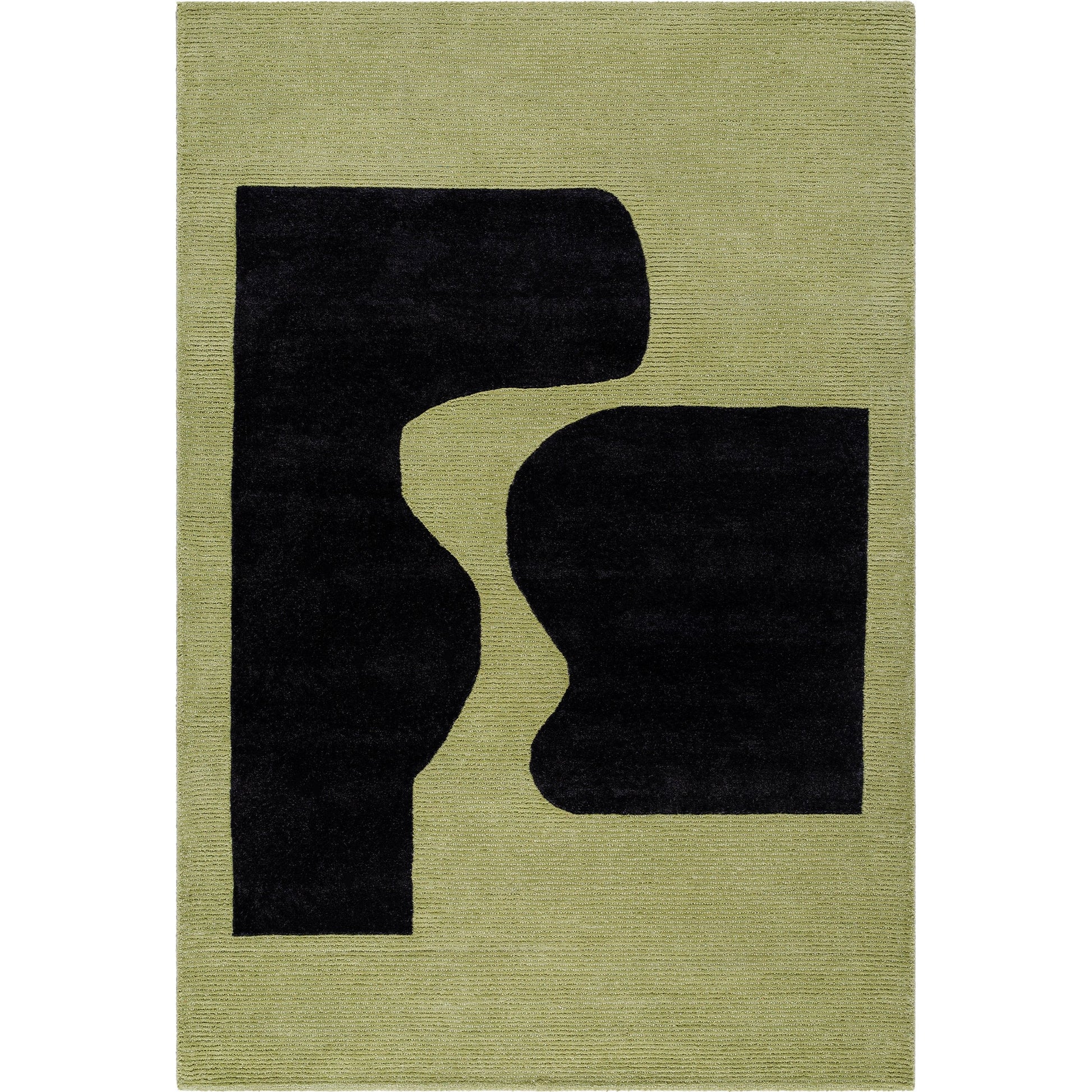 Jason Wu Rug - 5740 by Surya in prairie dust, jet black, black. Made from wool in a unique style.