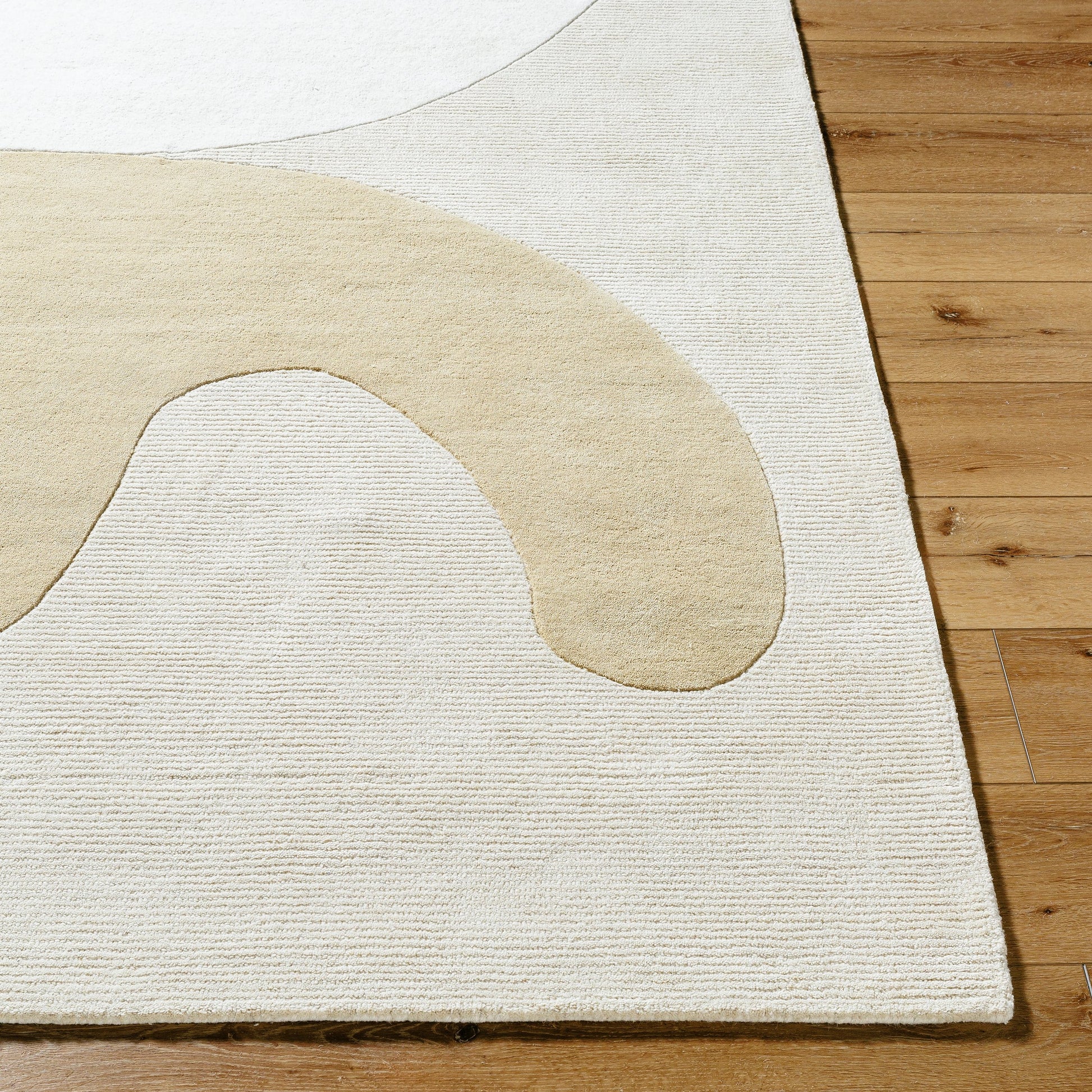 Jason Wu Rug - 34045 by Surya in pearl, khaki, ash. Made from wool in a unique style.
