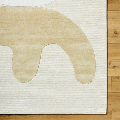 Jason Wu Rug - 34045 by Surya in pearl, khaki, ash. Made from wool in a unique style.