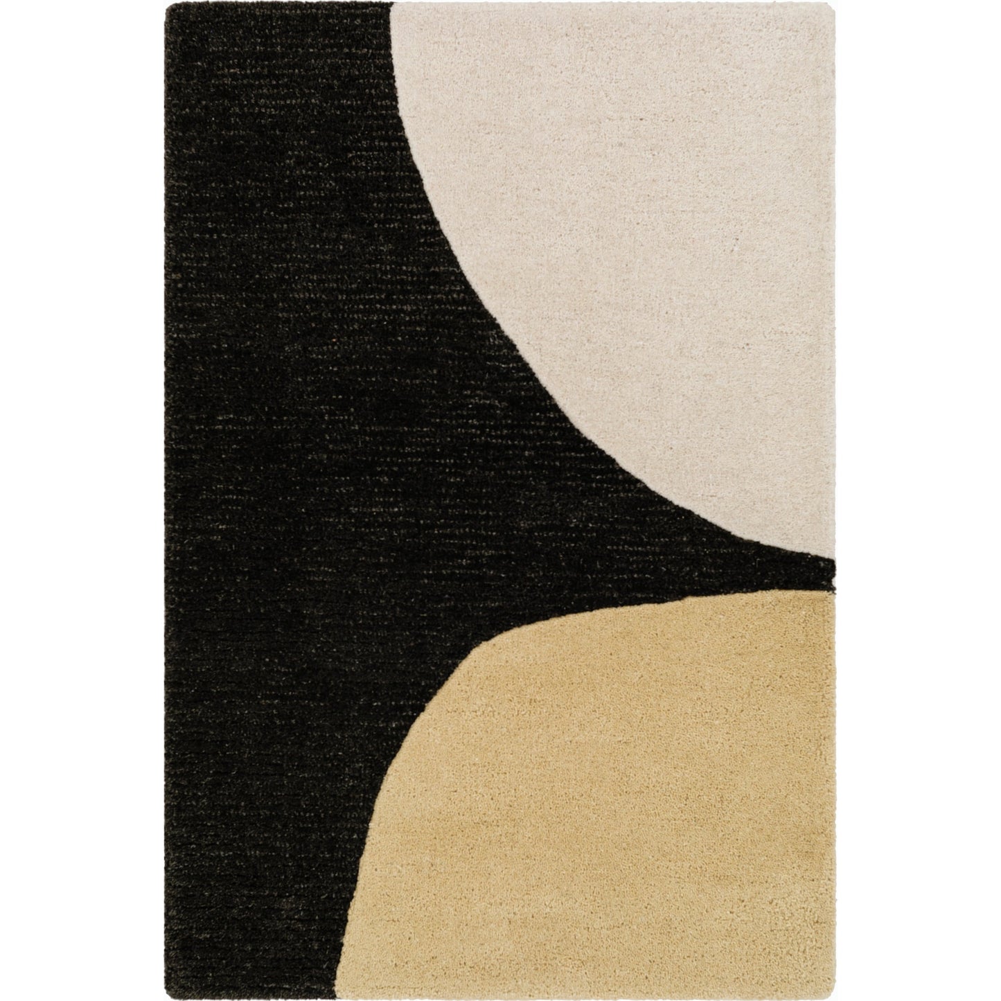 001 SI-2163181 | Primary Silo | Jason Wu Rug - 36255 by Surya in black, natural, camel. Made from wool in a unique style.