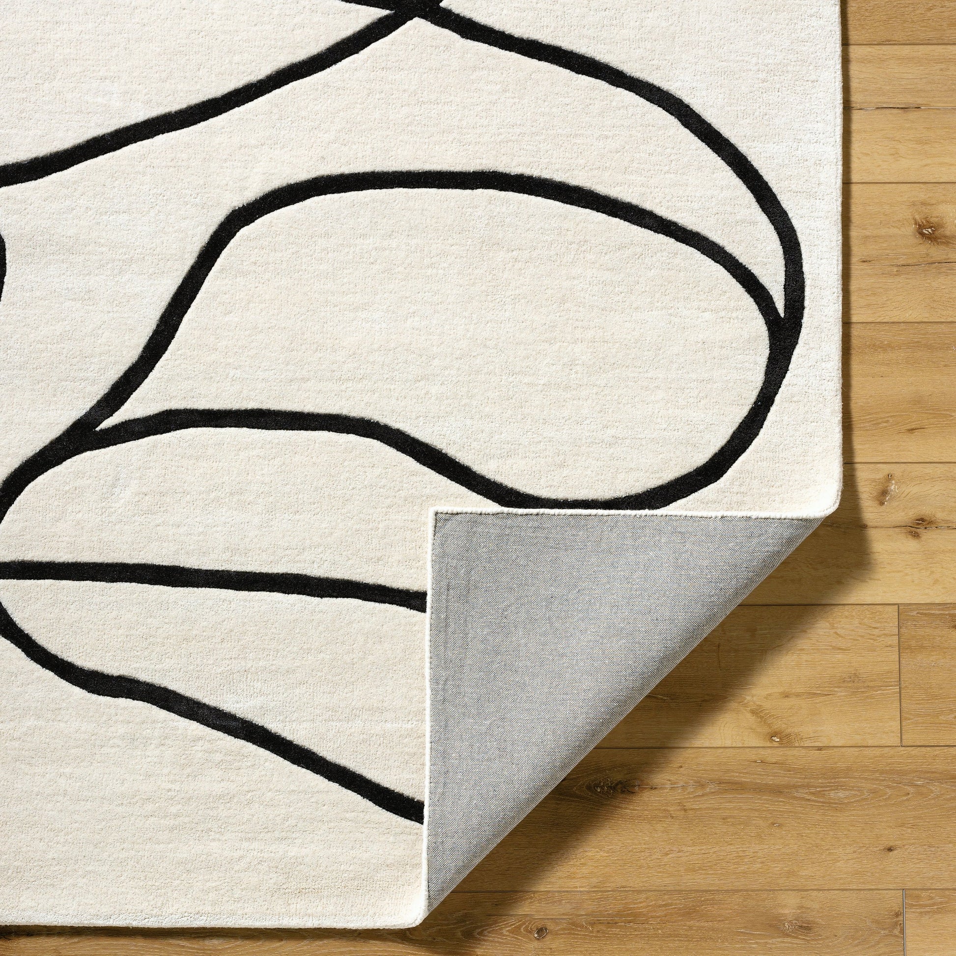 Jason Wu Rug - 17844 by Surya in charcoal, ivory. Made from wool in a unique style.