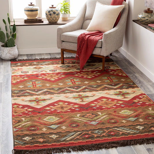 Jewel Tone Rug - 800 by Livabliss. Made from 100% wool in a unique style.