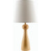 Jatoba Table Lamp - 535693 by Livabliss. Made from wood veneer, linen, polystyrene, iron in a modern style.