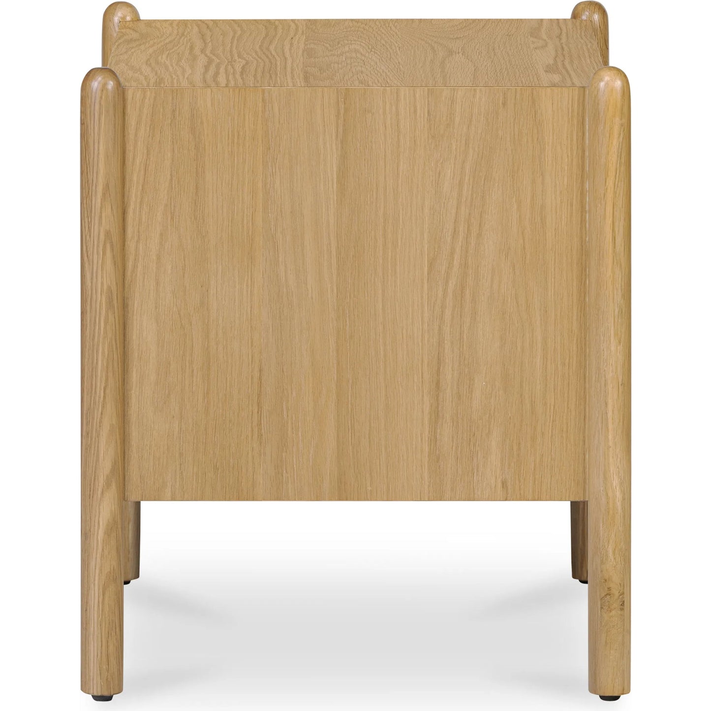 002 SI-2367906 | Additional Silo | Billy Nightstand by Moe's Home Collection in natural oak. Made from oak veneer over mdf frame, solid oak leg, handle, plywood drawer in a transitional style.